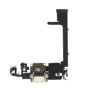 iPhone 11 Pro Charging Port Flex Cable Premium (White) (2pcs)