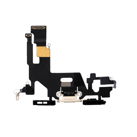 iPhone 11 Charging Port Flex Cable Premium (White) (2pcs)