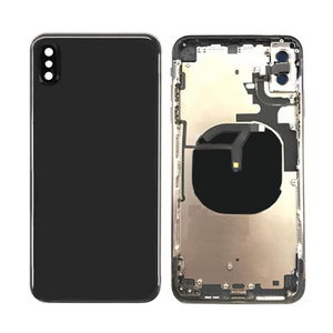 iPhone XS MAX Housing Frame with Small Components Pre-Installed (BLACK)