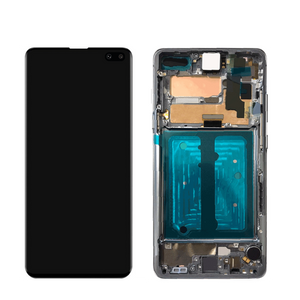 Galaxy S10 5G OLED Assembly w/Frame (Black) (Premium)