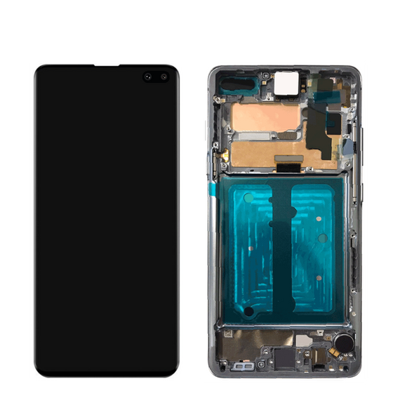 Galaxy S10 5G OLED Assembly w/Frame (Black) (Premium)