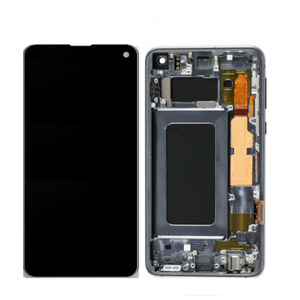 Galaxy S10e OLED Assembly w/Frame (Prism Black) (Premium)