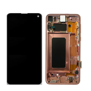 Galaxy S10e OLED Assembly w/Frame (Flamingo Pink) (Premium)